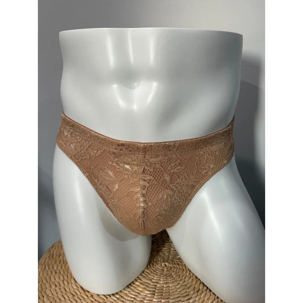 Cosabella Never Say Never Men's Classic G-String Lace Thong Sei  NWT size S